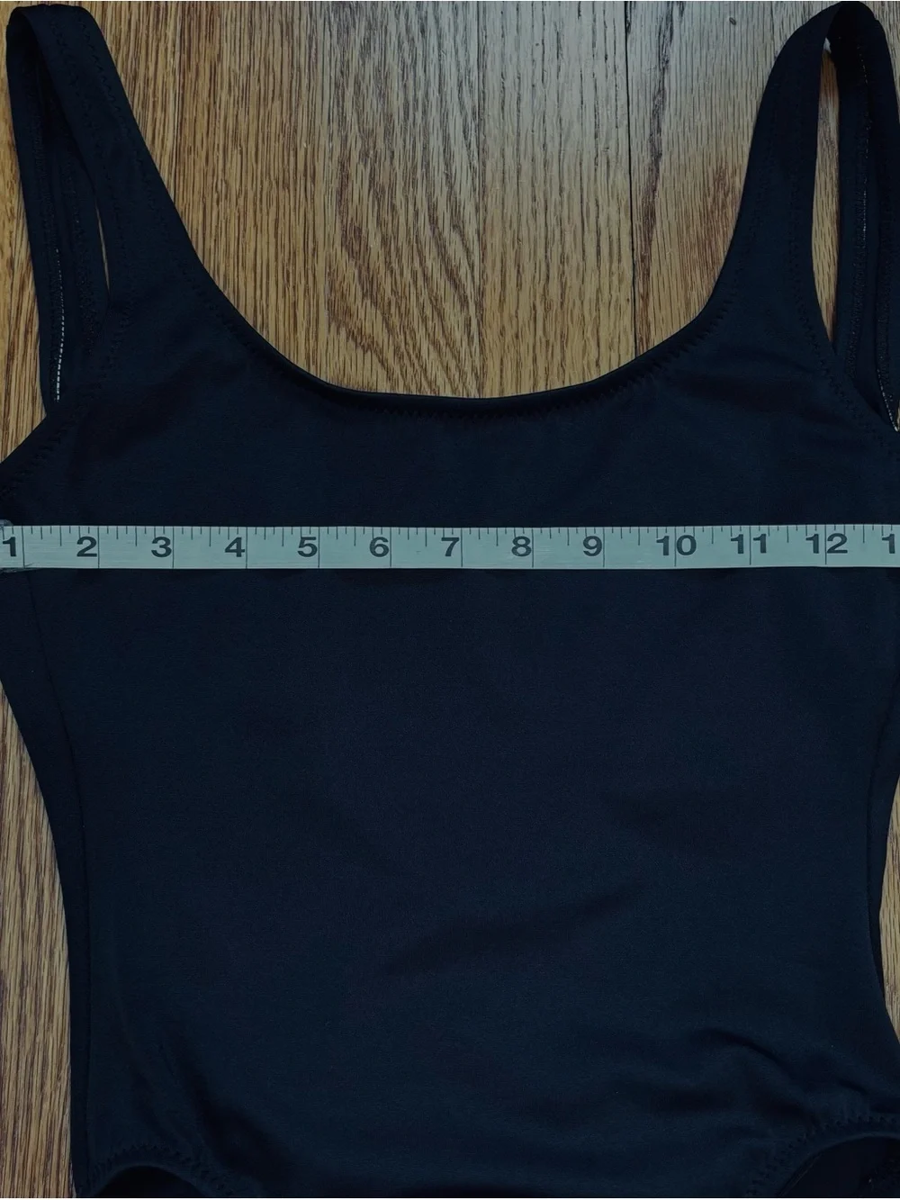 J. Crew Vintage made in USA black scoop neck low back sleeveless tank bodysuit 6